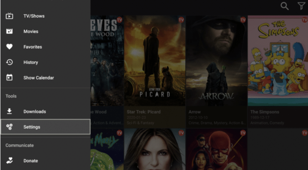 Trakt.tv Settings - Cinema HD APK