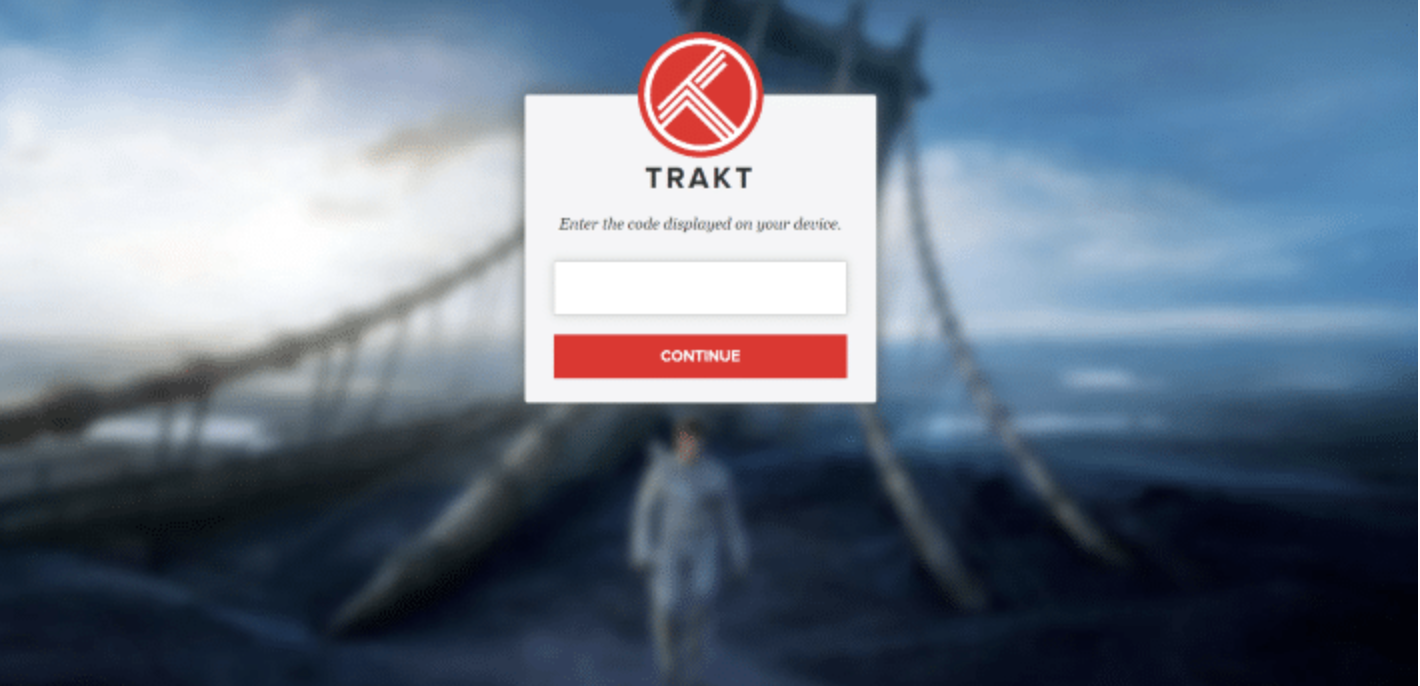 Enter Trakt.TV Code with Cinema HD APK Ad-Free