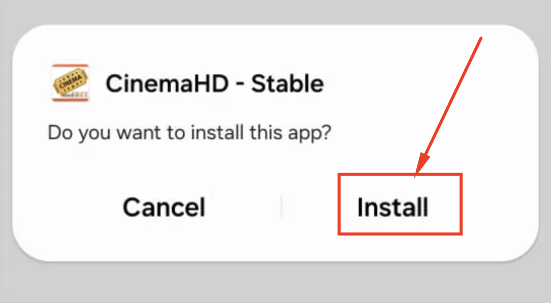 Install Cinema HD APK